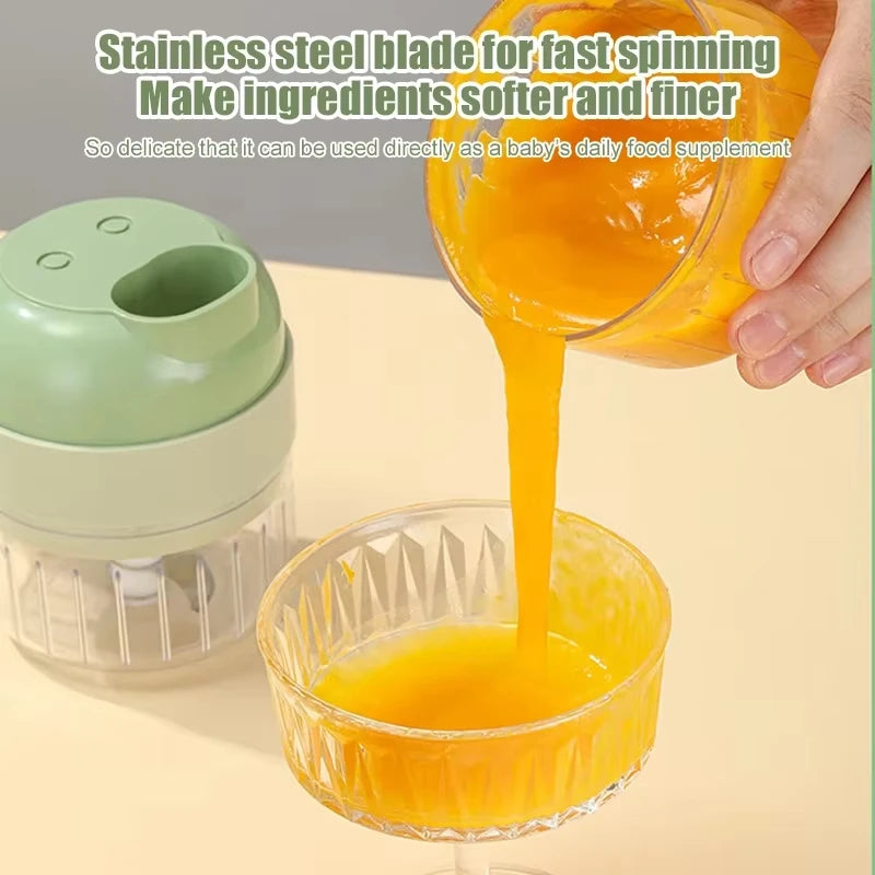 4-In-1 Multifunctional Electric Vegetable Cutter