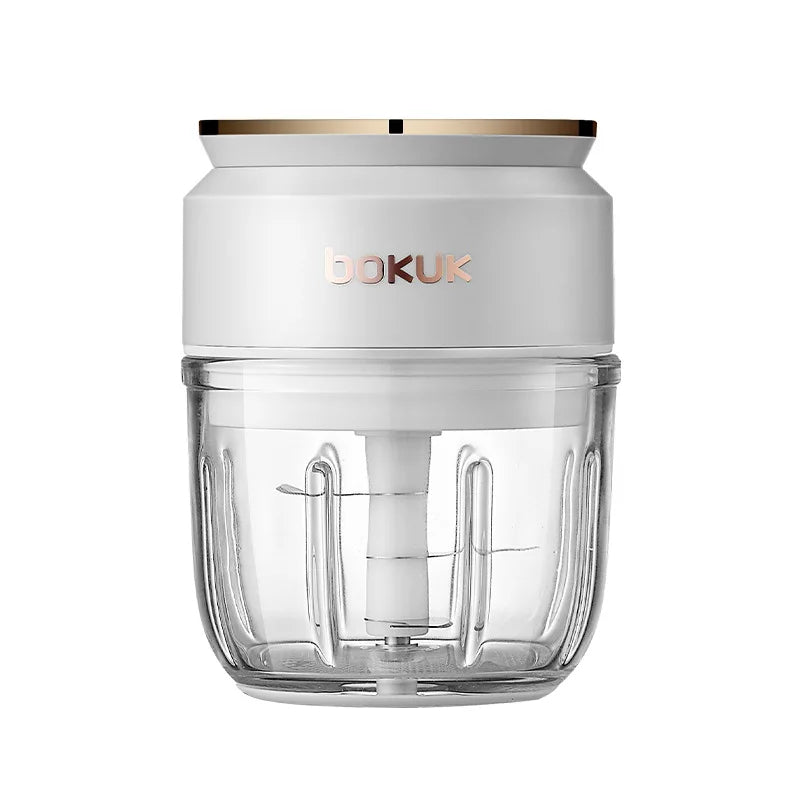 Mi Glass Electric Garlic Crusher – Portable USB Rechargeable Mini Food Chopper