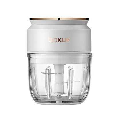 Mi Glass Electric Garlic Crusher – Portable USB Rechargeable Mini Food Chopper