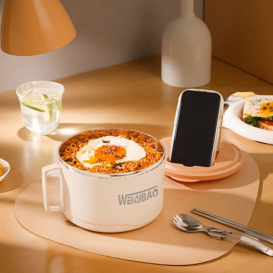 Stainless Steel Large Capacity Instant Noodle Bowl