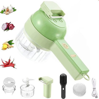 4-In-1 Multifunctional Electric Vegetable Cutter
