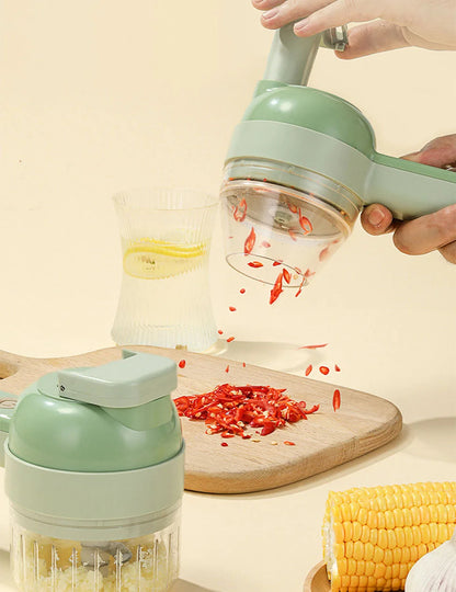 4-In-1 Multifunctional Electric Vegetable Cutter