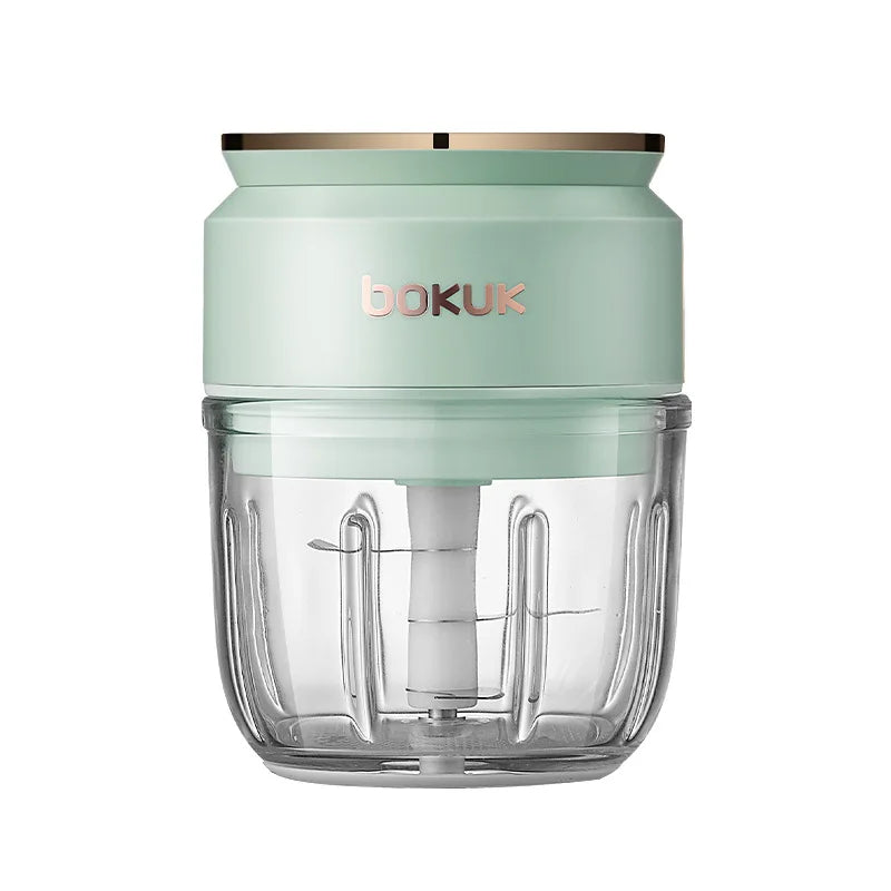 Mi Glass Electric Garlic Crusher – Portable USB Rechargeable Mini Food Chopper