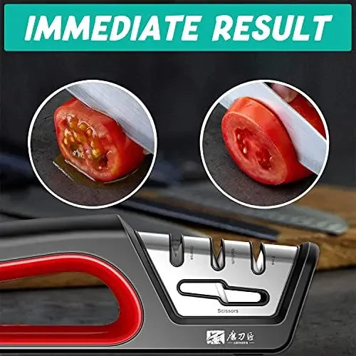 4-in-1 Professional Kitchen Sharpener for Knives & Scissors