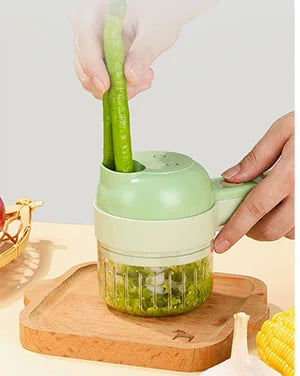4-In-1 Multifunctional Electric Vegetable Cutter