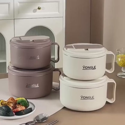 Stainless Steel Large Capacity Instant Noodle Bowl