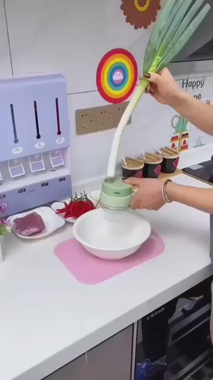 4-In-1 Multifunctional Electric Vegetable Cutter